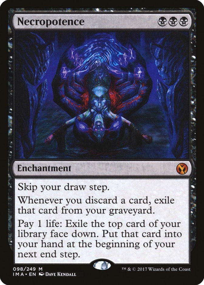 Image for Necropotence (Iconic Masters) (98) - Magic: The Gathering