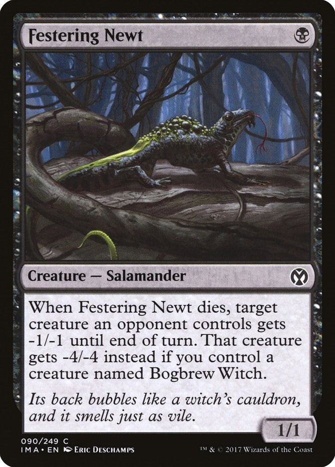 Image for Festering Newt (Iconic Masters) (90) - Magic: The Gathering
