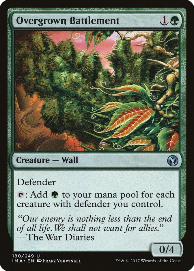 Image for Overgrown Battlement (Iconic Masters) (180) - Magic: The Gathering