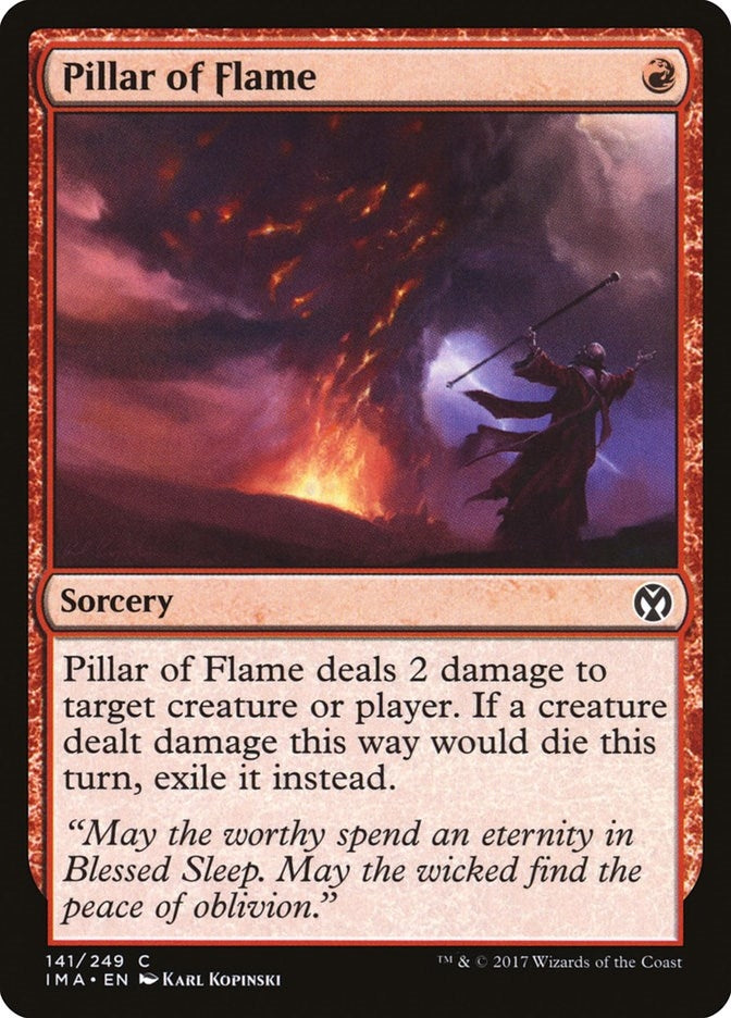 Image for Pillar of Flame (Iconic Masters) (141) - Magic: The Gathering