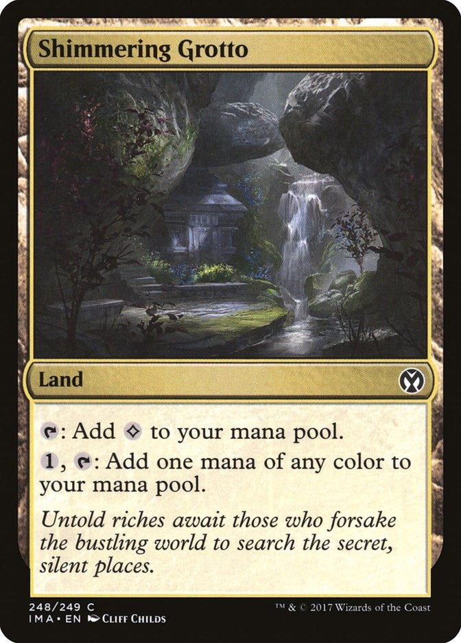 Image for Shimmering Grotto (Iconic Masters) (248) - Magic: The Gathering