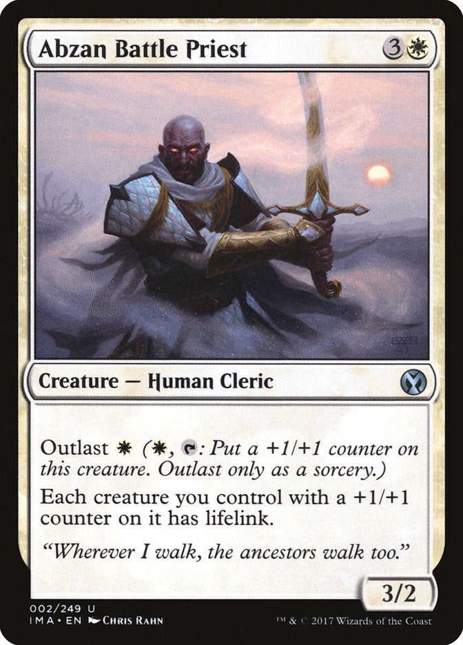Image for Abzan Battle Priest (Iconic Masters) (2) - Magic: The Gathering