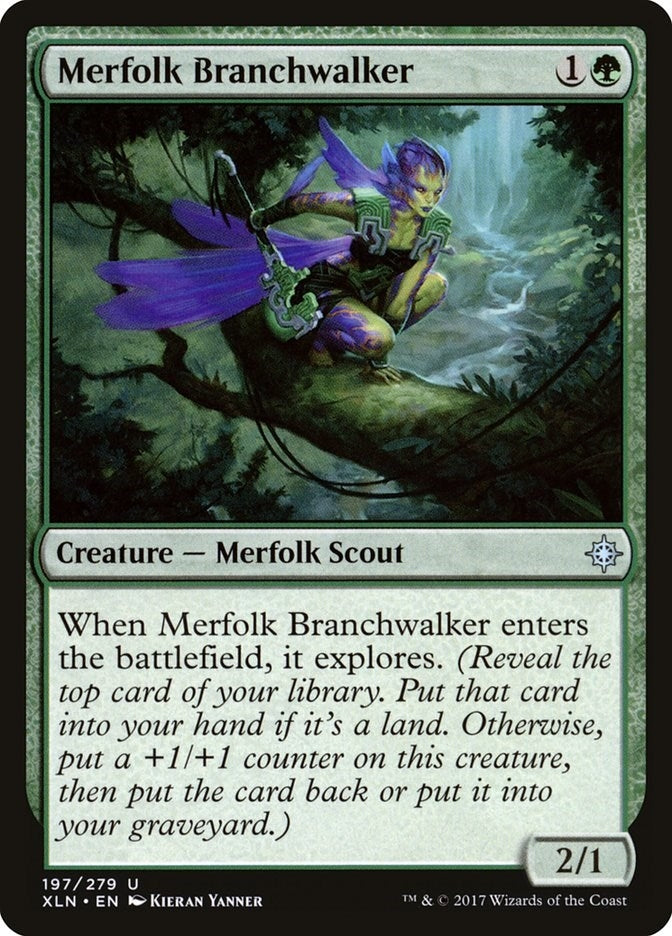 Image for Merfolk Branchwalker (Ixalan) (197) - Magic: The Gathering