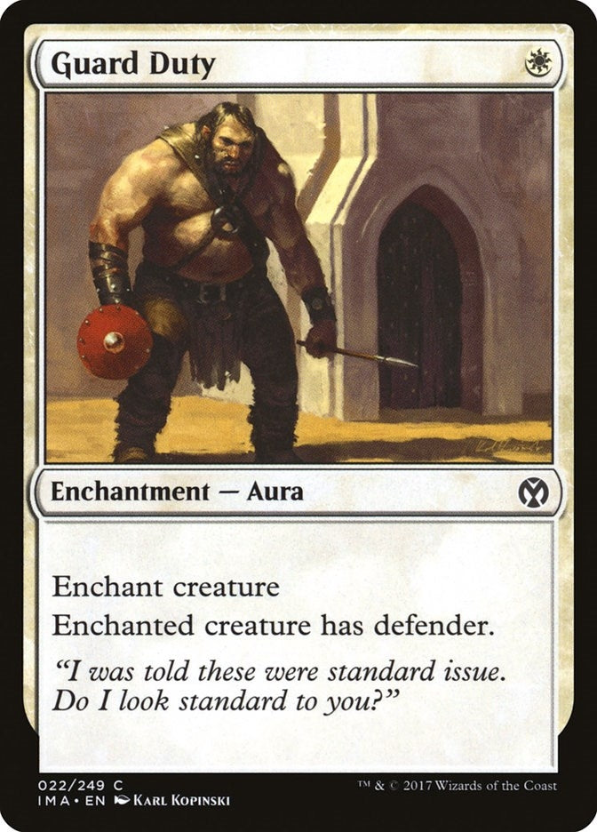 Image for Guard Duty (Iconic Masters) (22) - Magic: The Gathering