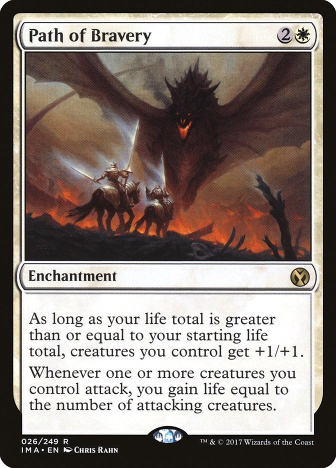 Image for Path of Bravery (Iconic Masters) (26) - Magic: The Gathering