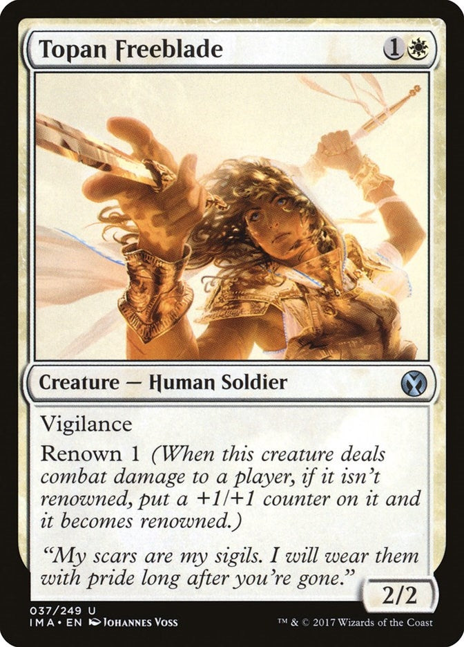 Image for Topan Freeblade (Iconic Masters) (37) - Magic: The Gathering