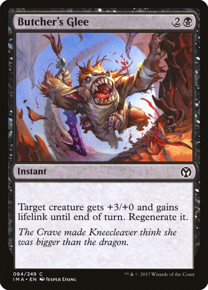Image for Butcher's Glee (Iconic Masters) (84) - Magic: The Gathering