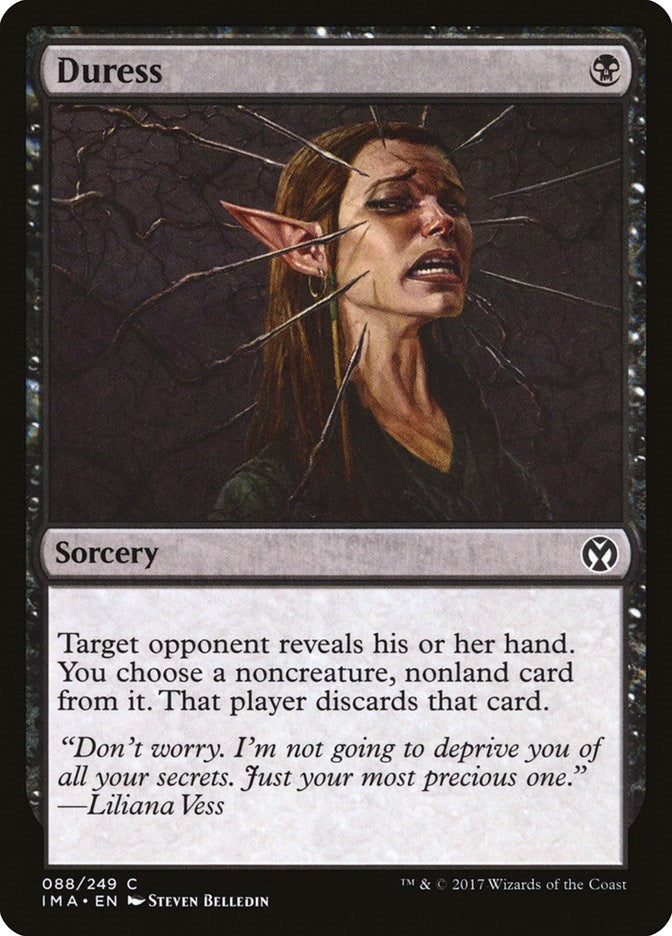 Image for Duress (Iconic Masters) (88) - Magic: The Gathering