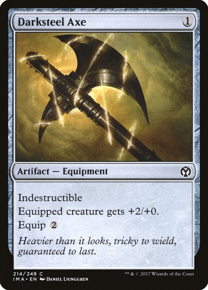 Image for Darksteel Axe (Iconic Masters) (214) - Magic: The Gathering
