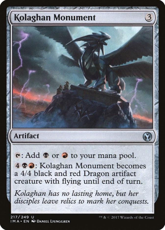 Image for Kolaghan Monument (Iconic Masters) (217) - Magic: The Gathering