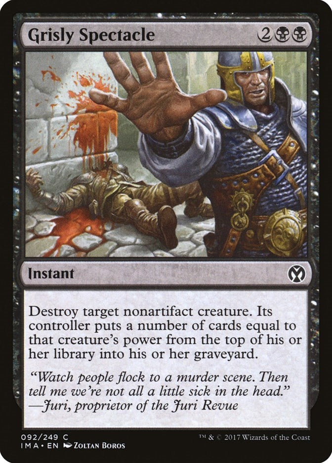 Image for Grisly Spectacle (Iconic Masters) (92) - Magic: The Gathering