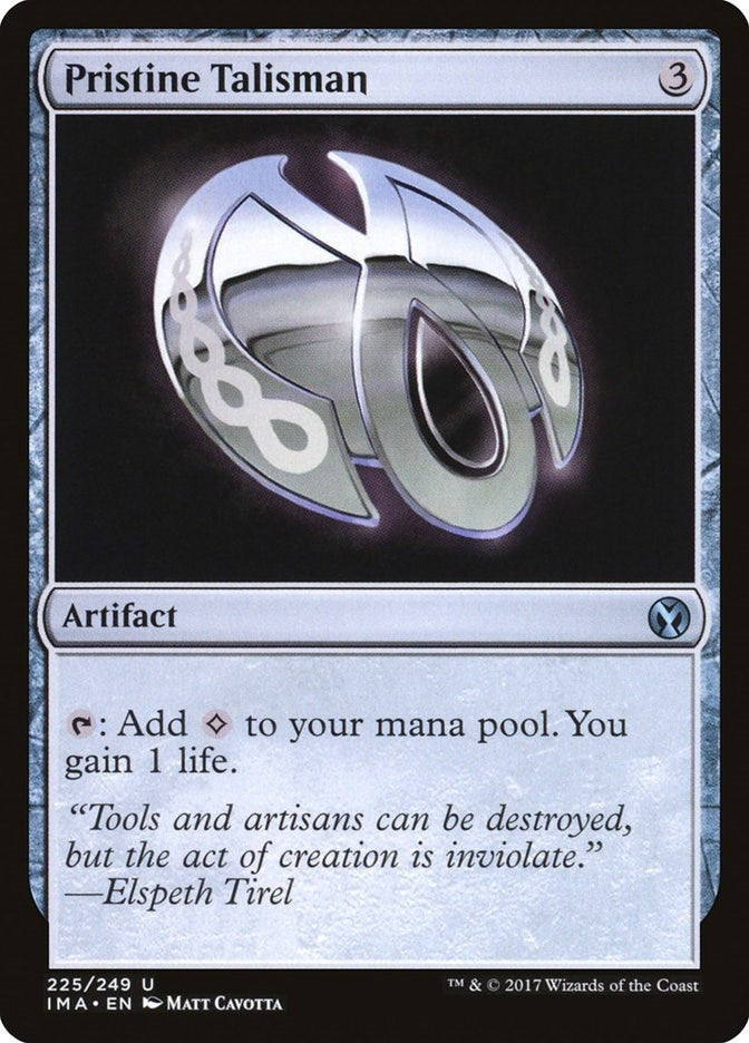 Image for Pristine Talisman (Iconic Masters) (225) - Magic: The Gathering