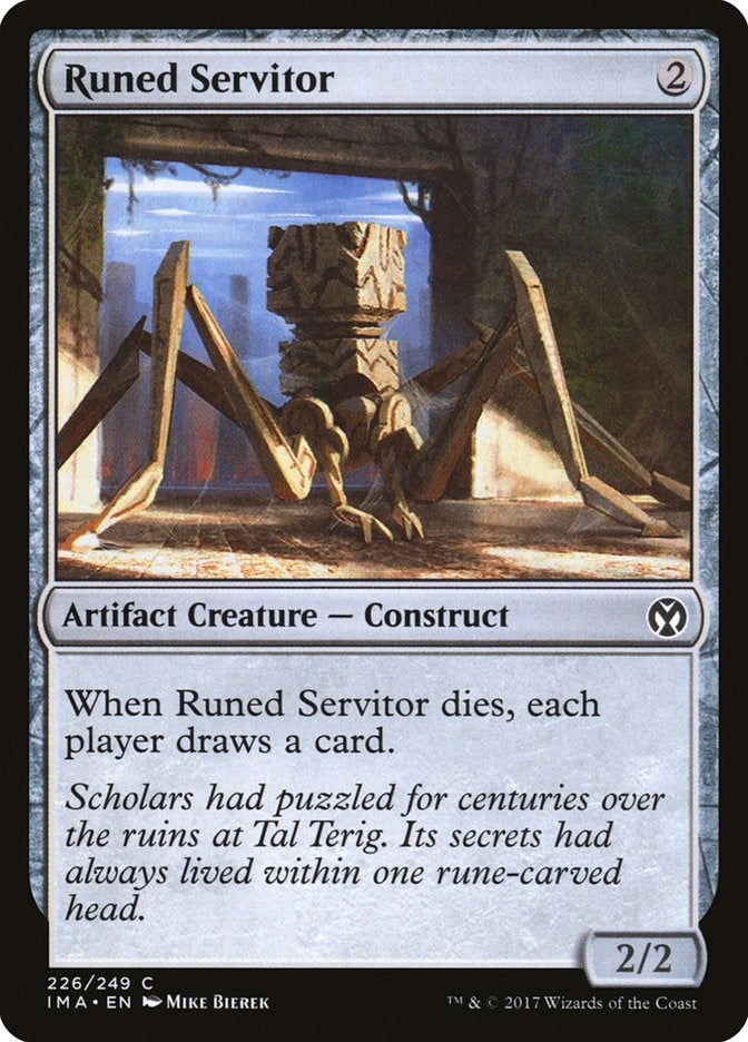 Image for Runed Servitor (Iconic Masters) (226) - Magic: The Gathering
