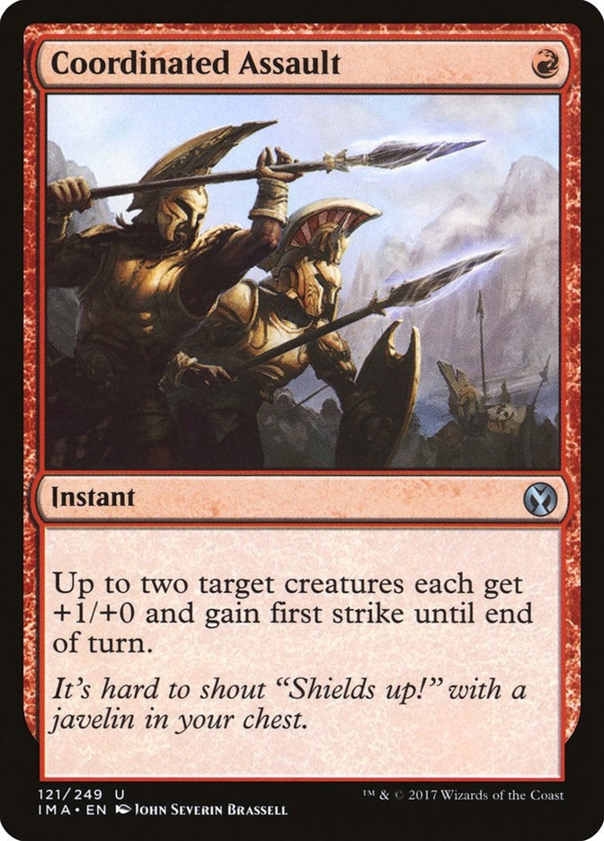 Image for Coordinated Assault (Iconic Masters) (121) - Magic: The Gathering