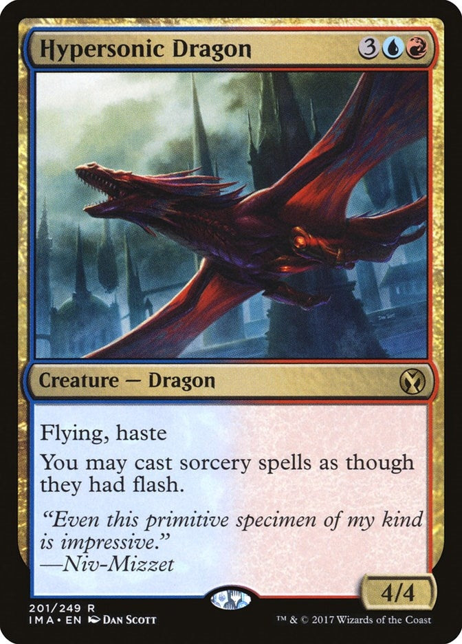 Image for Hypersonic Dragon (Iconic Masters) (201) - Magic: The Gathering