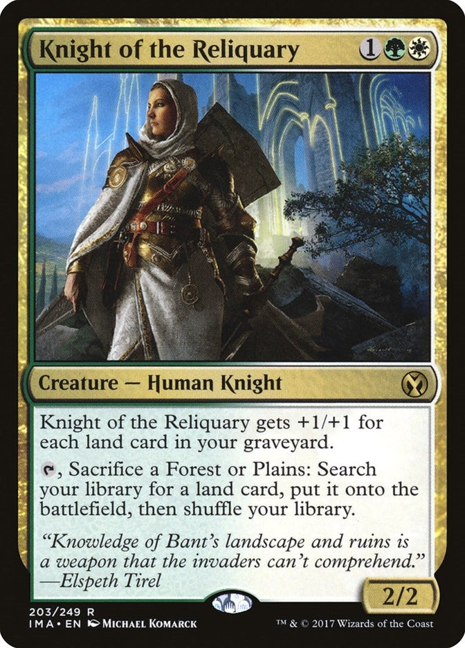 Image for Knight of the Reliquary (Iconic Masters) (203) - Magic: The Gathering