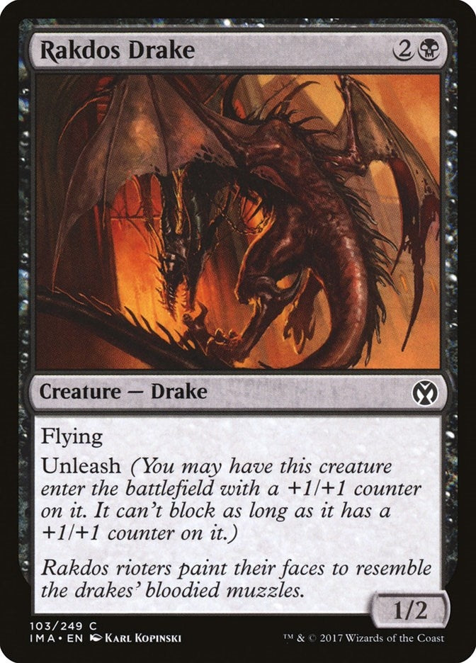 Image for Rakdos Drake (Iconic Masters) (103) - Magic: The Gathering