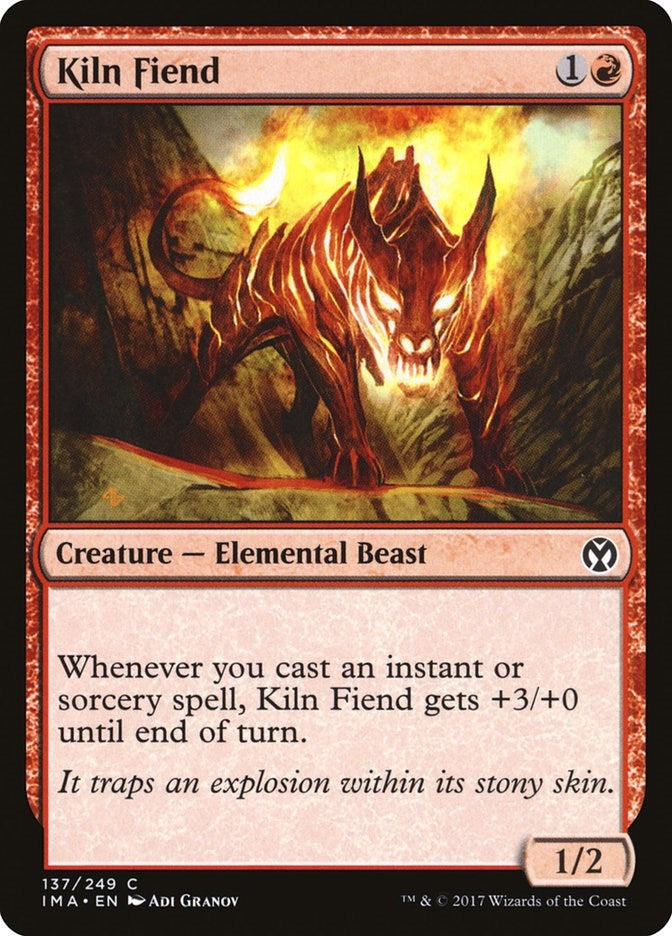 Image for Kiln Fiend (Iconic Masters) (137) - Magic: The Gathering