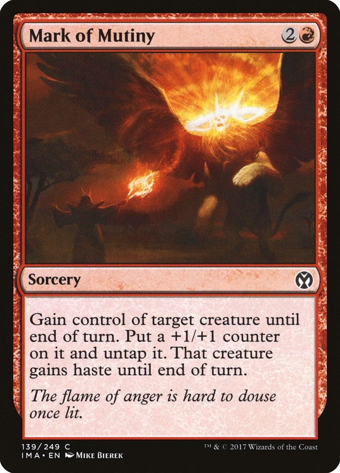 Image for Mark of Mutiny (Iconic Masters) (139) - Magic: The Gathering