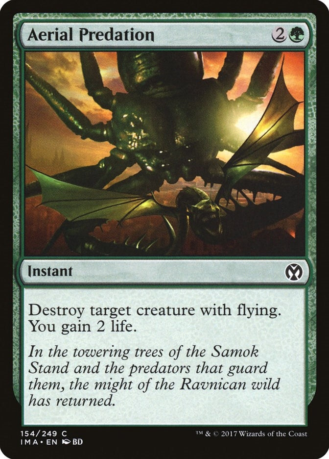 Image for Aerial Predation (Iconic Masters) (154) - Magic: The Gathering