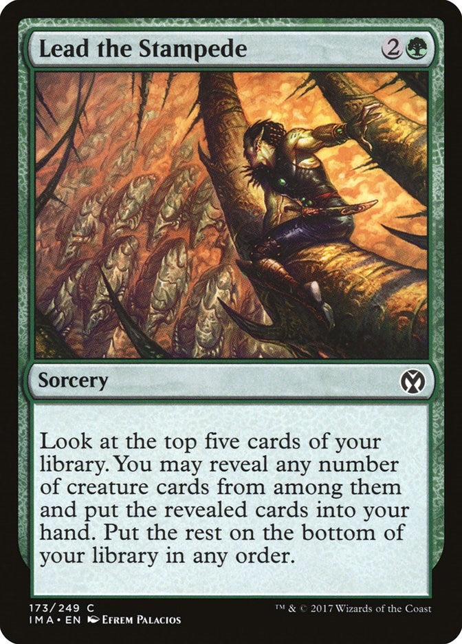 Image for Lead the Stampede (Iconic Masters) (173) - Magic: The Gathering