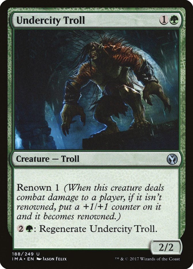 Image for Undercity Troll (Iconic Masters) (188) - Magic: The Gathering