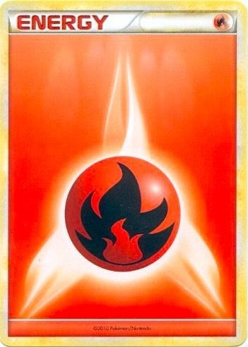 Image for Fire Energy (2010 Unnumbered HGSS Style Non-Holo) (League & Championship Cards) - Pokemon