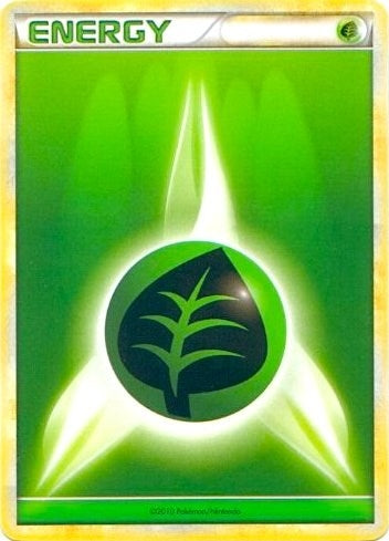 Image for Grass Energy (2010 Unnumbered HGSS Style Non-Holo) (League & Championship Cards) - Pokemon