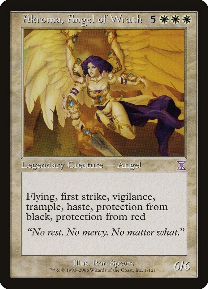 Image for Akroma, Angel of Wrath (Timeshifted) (1) - Magic: The Gathering