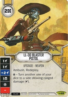 Image for LL-30 Blaster Pistol (Empire at War) (22) - Star Wars: Destiny