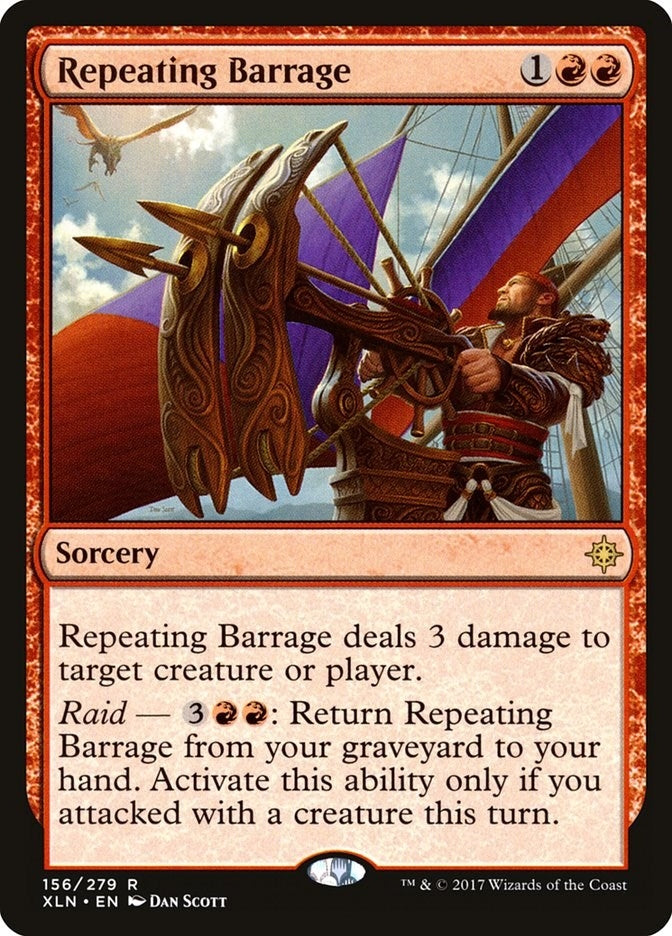 Image for Repeating Barrage (Ixalan) (156) - Magic: The Gathering