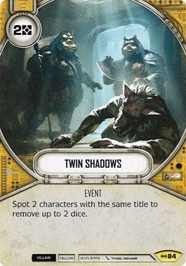 Image for Twin Shadows (Empire at War) (84) - Star Wars: Destiny