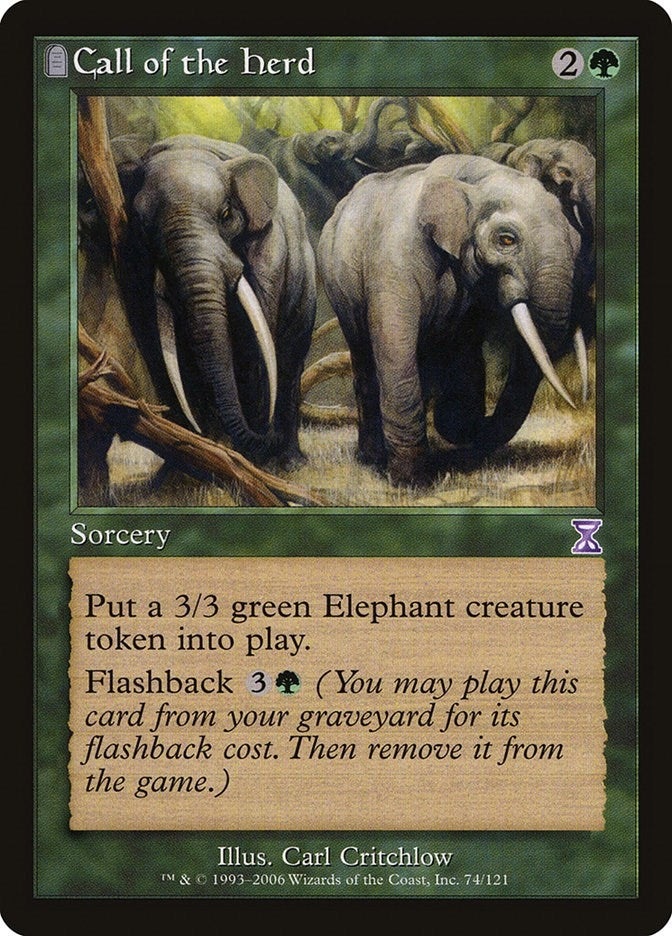 Image for Call of the Herd (Timeshifted) (74) - Magic: The Gathering