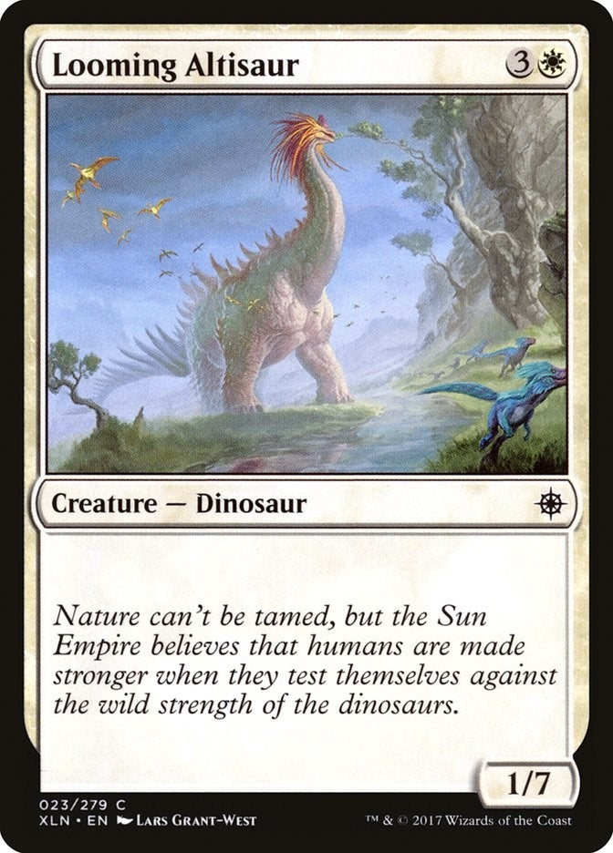 Image for Looming Altisaur (Ixalan) (23) - Magic: The Gathering