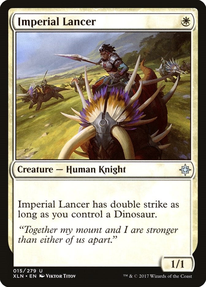 Image for Imperial Lancer (Ixalan) (15) - Magic: The Gathering