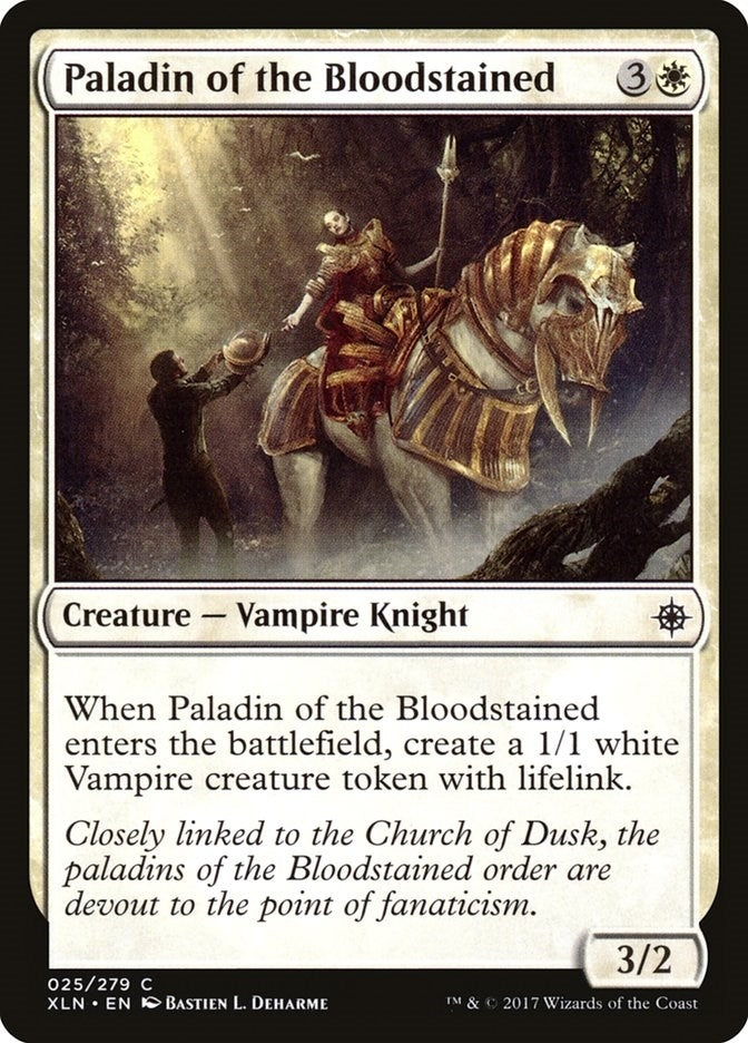 Image for Paladin of the Bloodstained (Ixalan) (25) - Magic: The Gathering