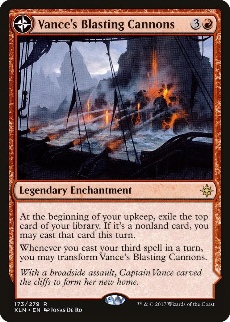 Image for Vance's Blasting Cannons (Ixalan) (173) - Magic: The Gathering