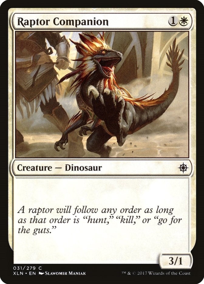 Image for Raptor Companion (Ixalan) (31) - Magic: The Gathering