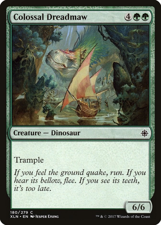 Image for Colossal Dreadmaw (Ixalan) (180) - Magic: The Gathering