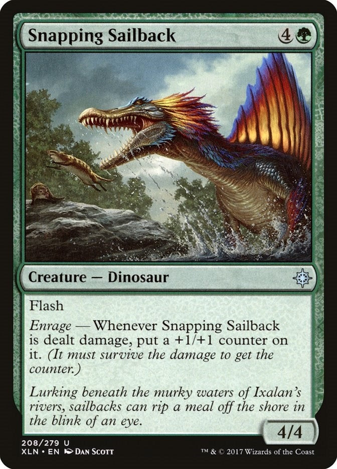 Image for Snapping Sailback (Ixalan) (208) - Magic: The Gathering