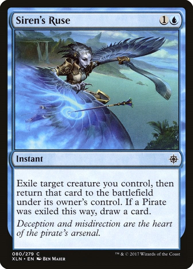 Image for Siren's Ruse (Ixalan) (80) - Magic: The Gathering