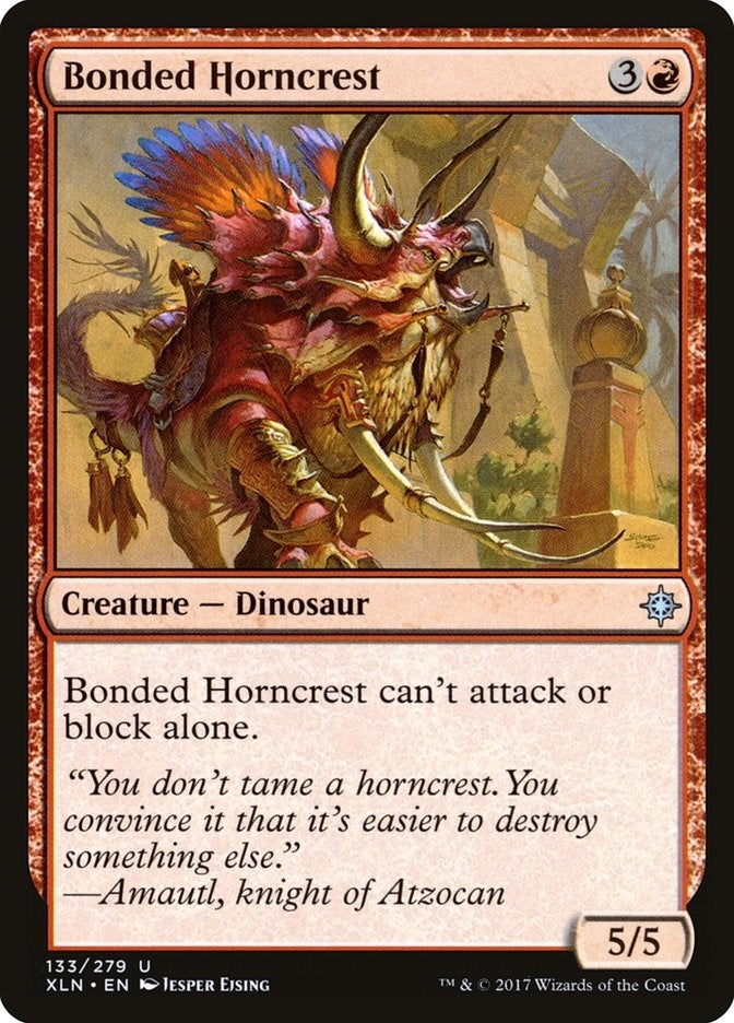 Image for Bonded Horncrest (Ixalan) (133) - Magic: The Gathering