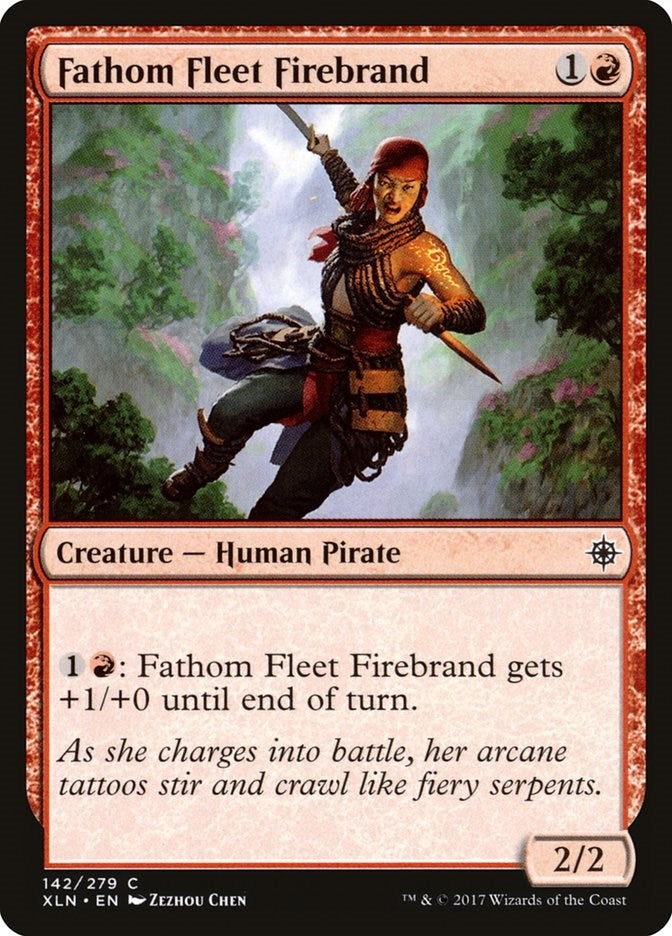 Image for Fathom Fleet Firebrand (Ixalan) (142) - Magic: The Gathering