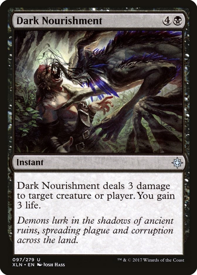 Image for Dark Nourishment (Ixalan) (97) - Magic: The Gathering
