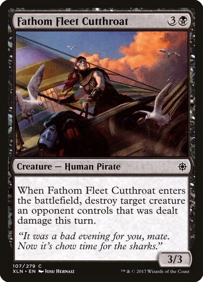 Image for Fathom Fleet Cutthroat (Ixalan) (107) - Magic: The Gathering