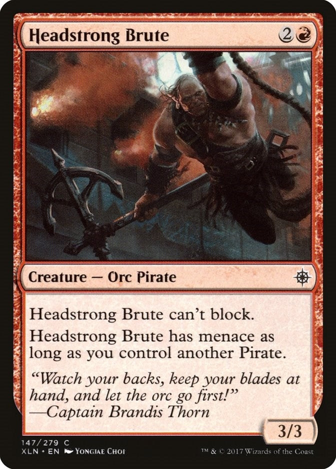 Image for Headstrong Brute (Ixalan) (147) - Magic: The Gathering