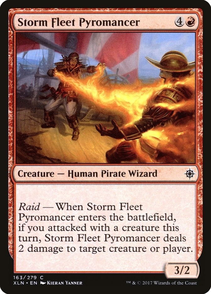 Image for Storm Fleet Pyromancer (Ixalan) (163) - Magic: The Gathering