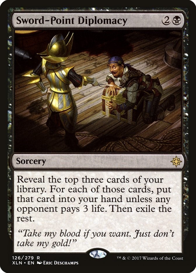 Image for Sword-Point Diplomacy (Ixalan) (126) - Magic: The Gathering