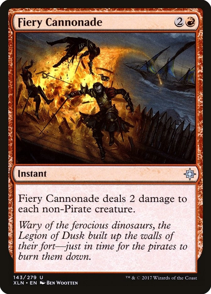 Image for Fiery Cannonade (Ixalan) (143) - Magic: The Gathering
