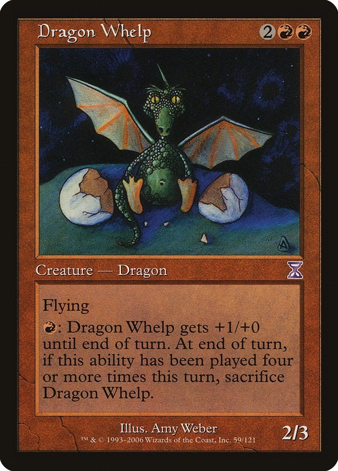 Image for Dragon Whelp (Timeshifted) (59) - Magic: The Gathering
